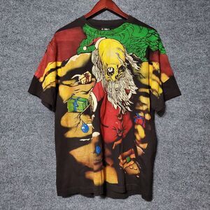 Metallica Single Stitch Modern Boot Sanda Kuwait Pushead AOP Shirt Mens XL Giant